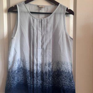 Banana Republic blue ombre tank top